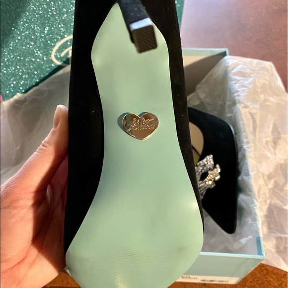 Blue by Betsey Johnson black suede stilettos - Picture 4 of 7